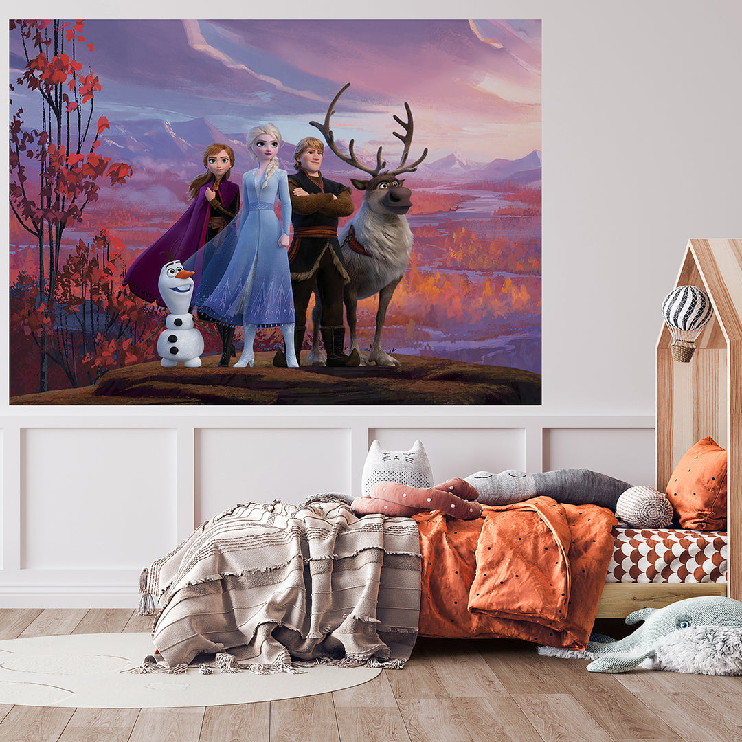 Дестки Фототапет Дисни 252/182 см Замръзналото кралство 2