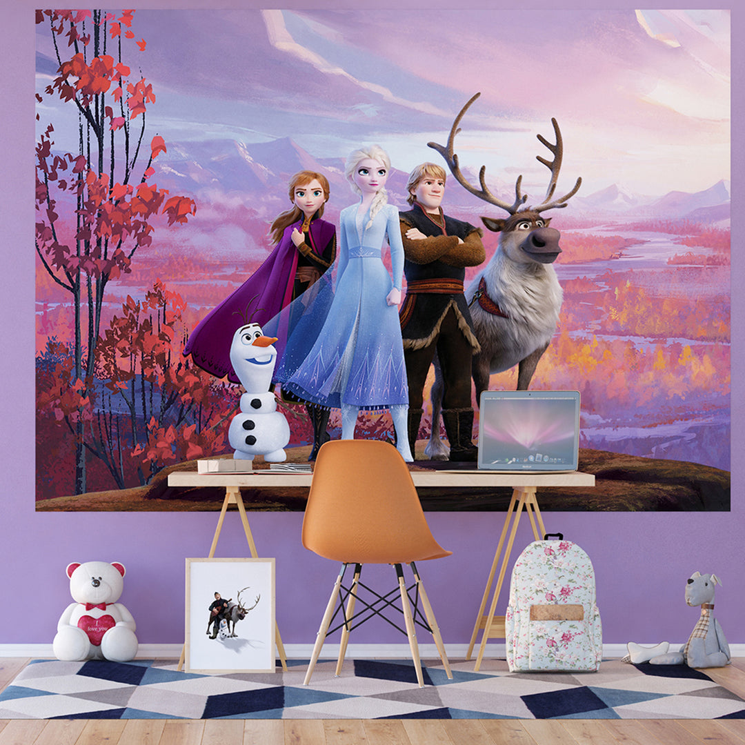 Дестки Фототапет Дисни 252/182 см Замръзналото кралство 2