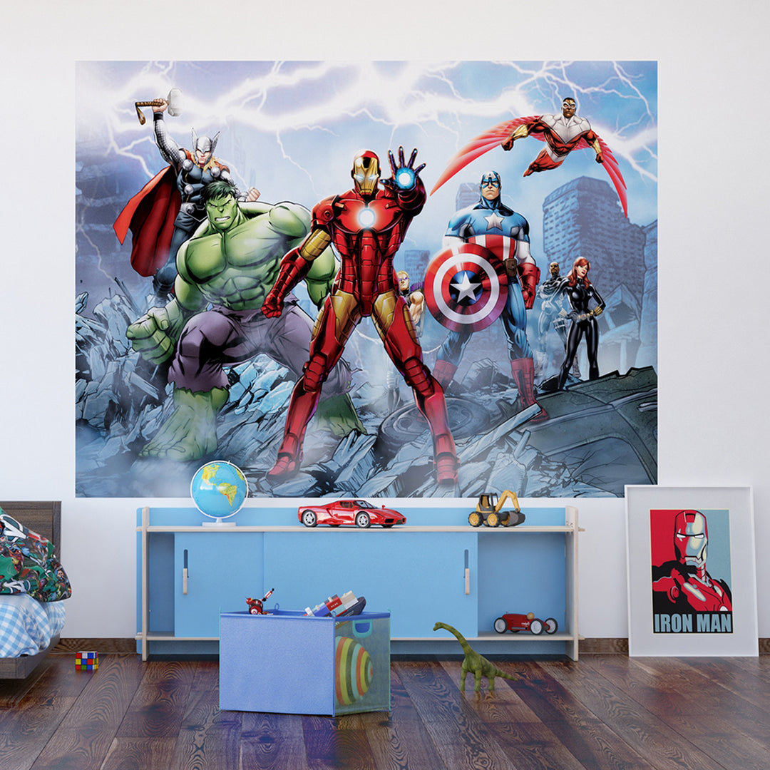 Дестки Фототапет Дисни 252/182 см Отмъстителите