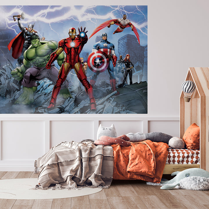 Дестки Фототапет Дисни 252/182 см Отмъстителите