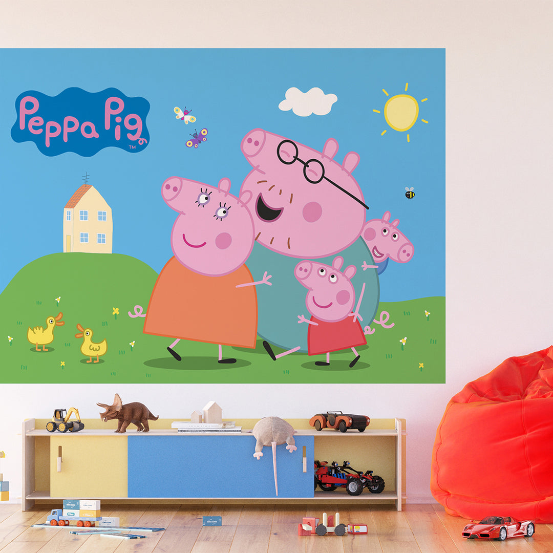 Дестки Фототапет Дисни 252/182 см Прасето Пепа