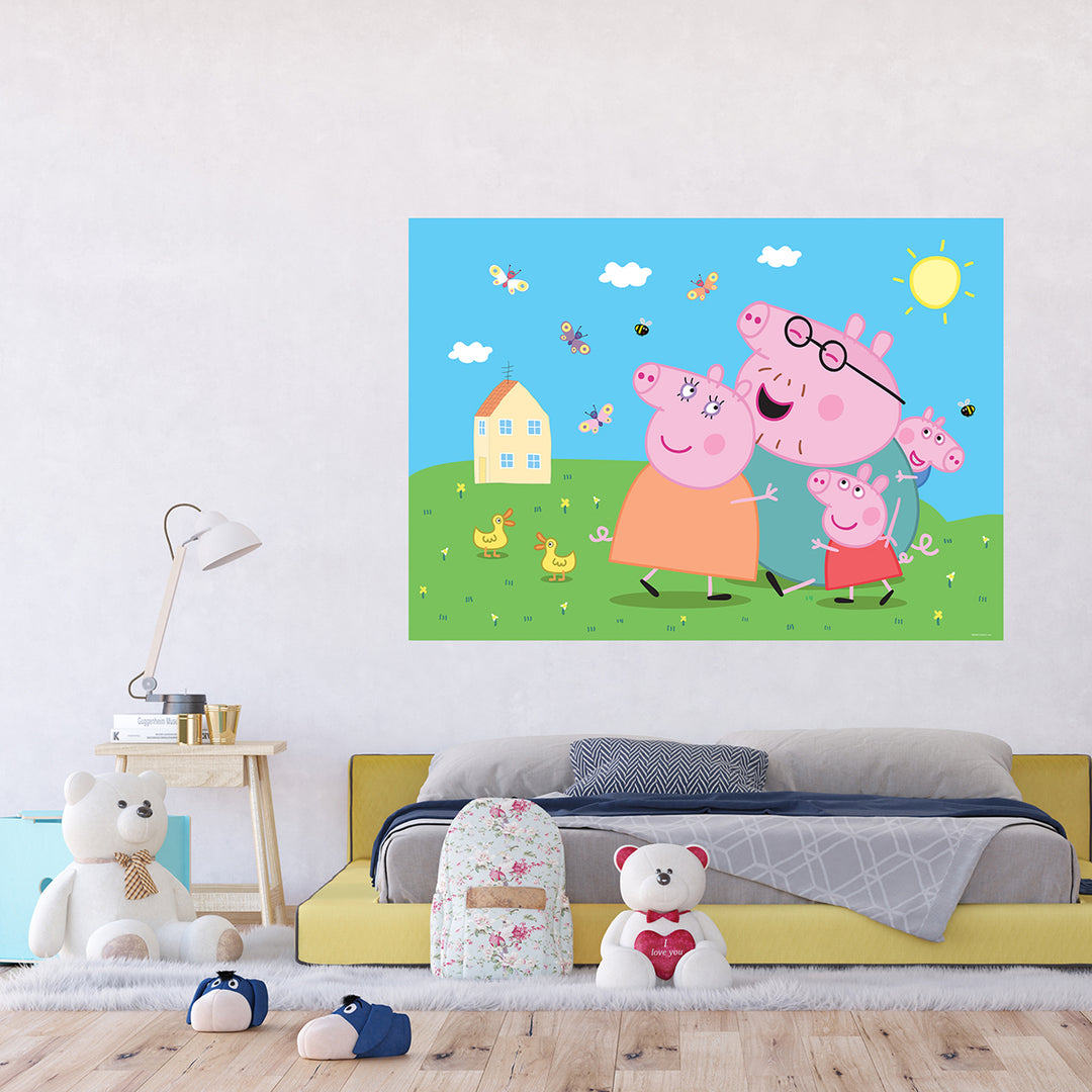 Дестки Фототапет Дисни 155/110 см Прасето Пепа