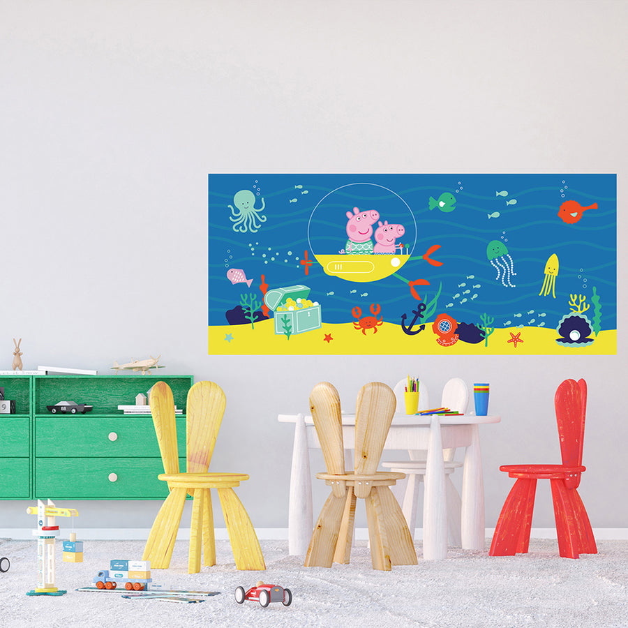 Дестки Фототапет Дисни 170/75 см Прасето Пепа в океана