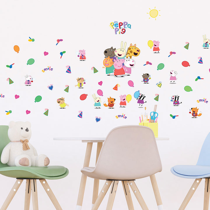 Дестки Стикер Дисни 42.5/65 см Прасето Пепа и приятели