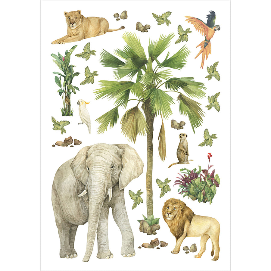 Дестки Стикер Дисни 42.5/65 см Джунгла слон