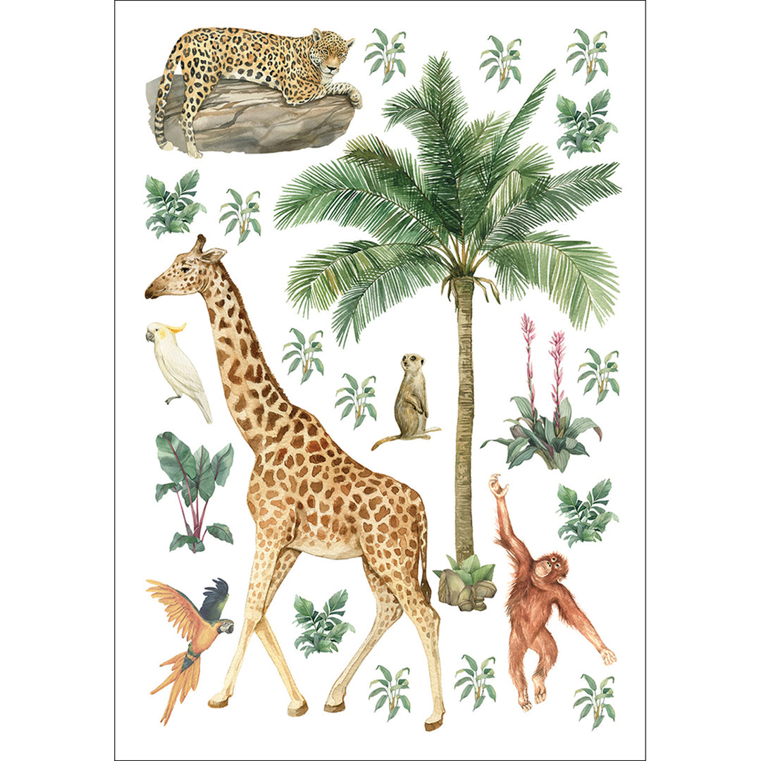 Дестки Стикер Дисни 42.5/65 см Джунгла жираф