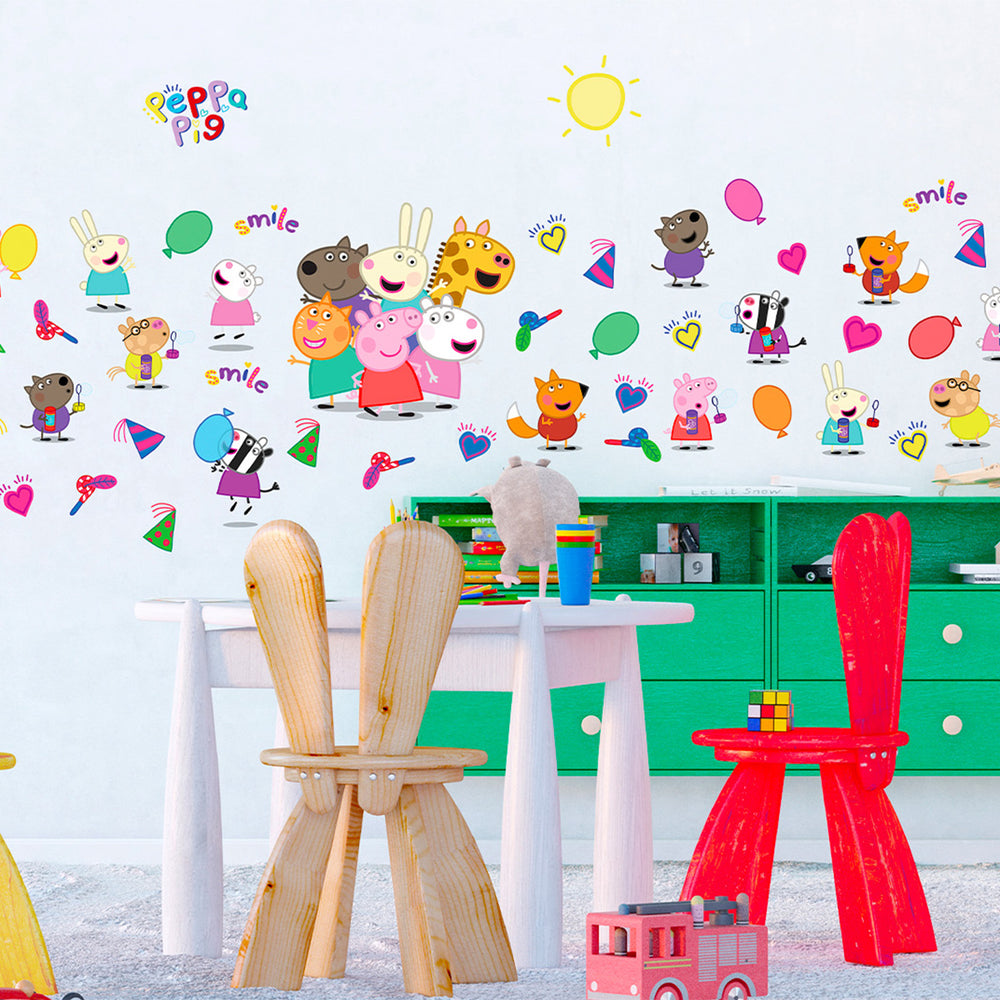 Дестки Стикер Дисни 65/85 см Прасето Пепа и приятели