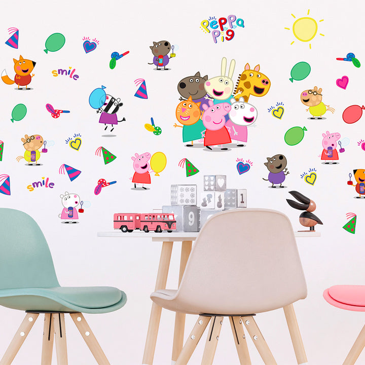 Дестки Стикер Дисни 65/85 см Прасето Пепа и приятели