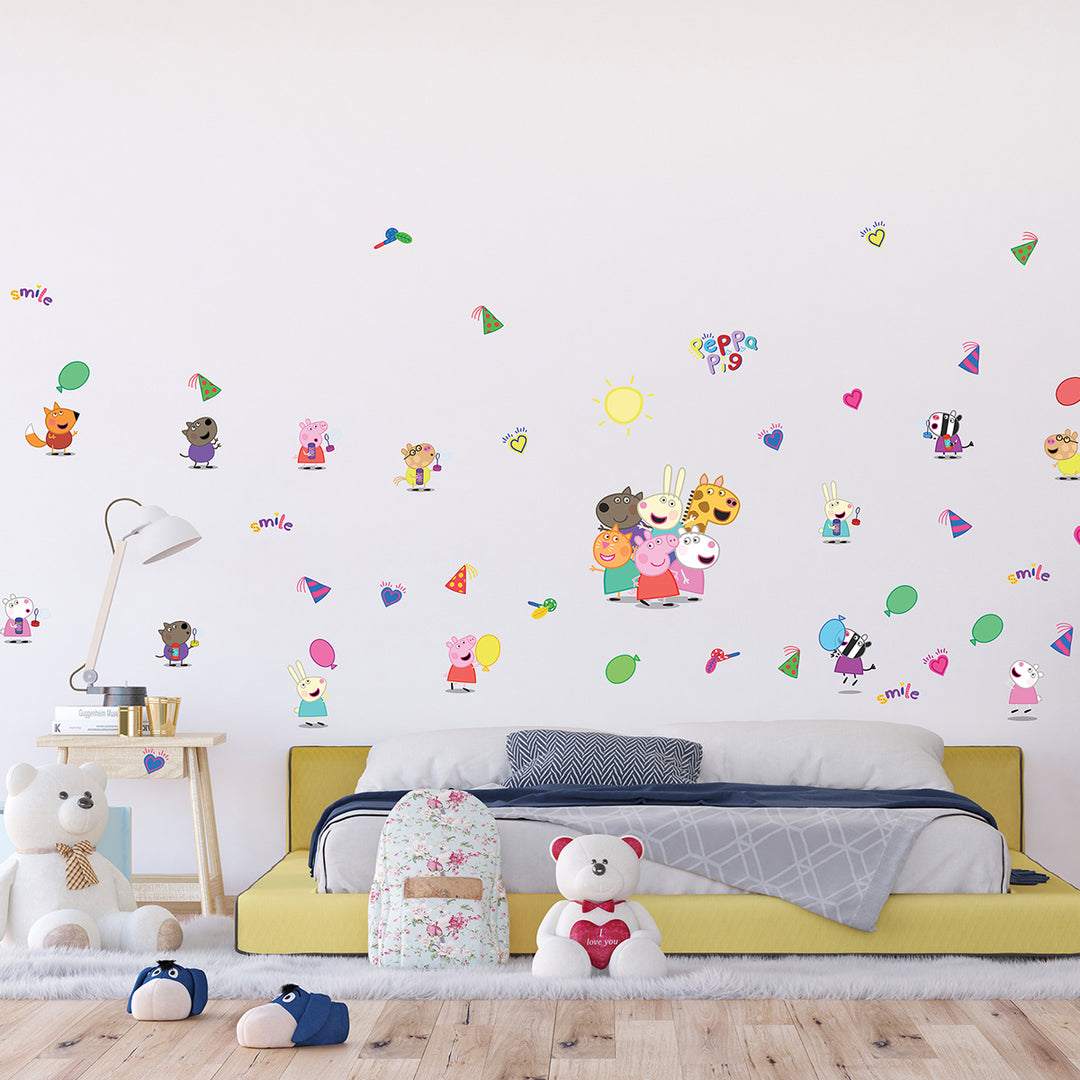 Дестки Стикер Дисни 65/85 см Прасето Пепа и приятели
