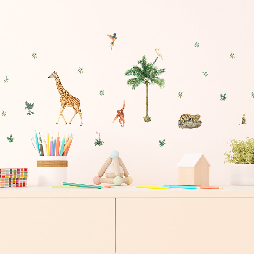 Дестки Стикер Дисни 30/30 см Джунгла жираф