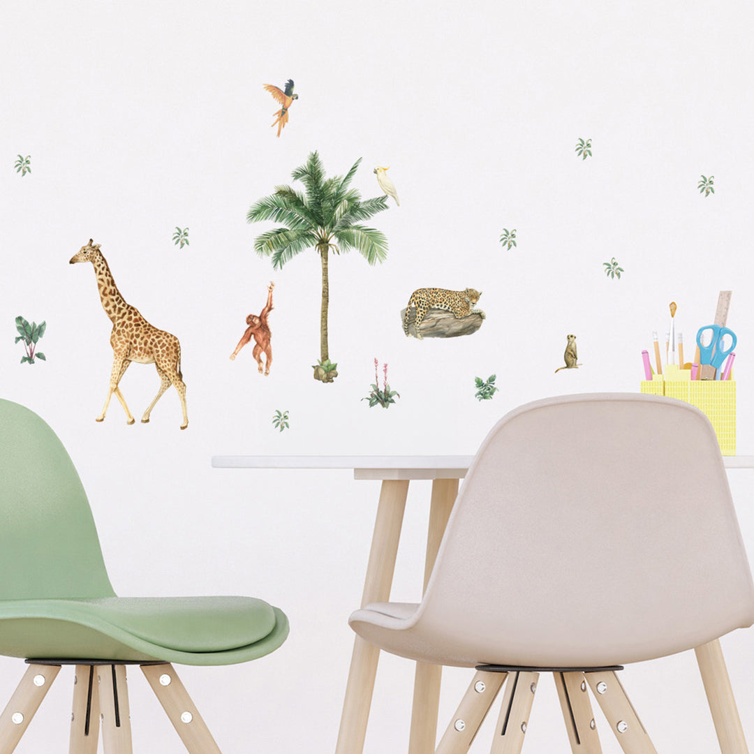 Дестки Стикер Дисни 30/30 см Джунгла жираф