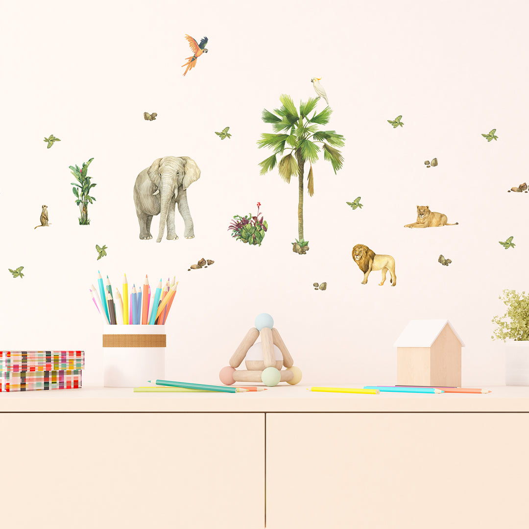 Дестки Стикер Дисни 30/30 см Джунгла слон