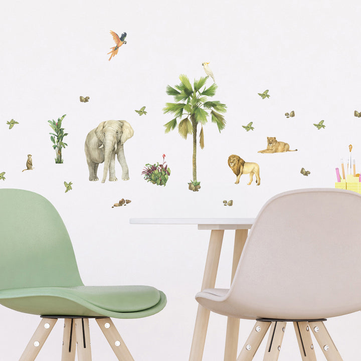 Дестки Стикер Дисни 30/30 см Джунгла слон