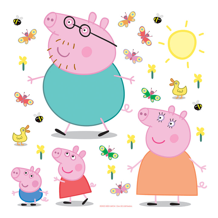 Дестки Стикер Дисни 30/30 см Прасето Пепа