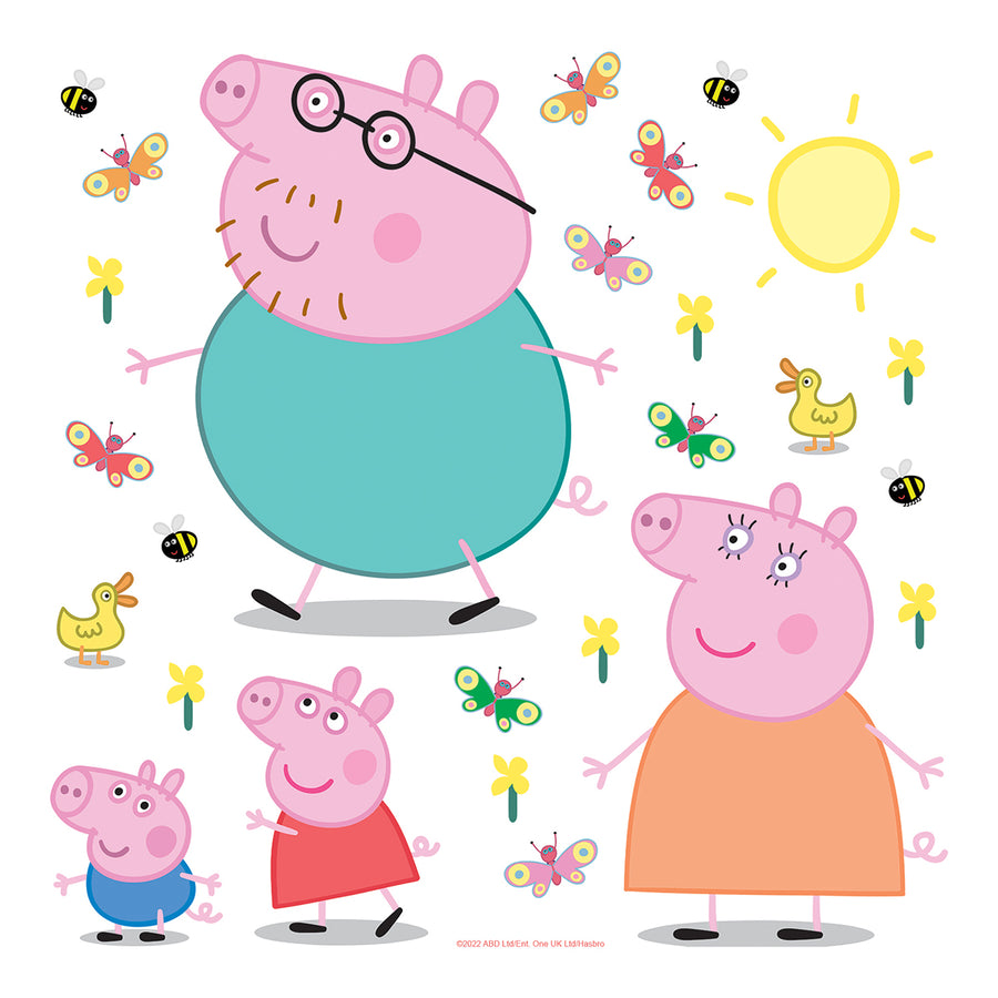 Дестки Стикер Дисни 30/30 см Прасето Пепа