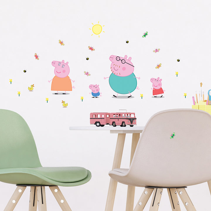 Дестки Стикер Дисни 30/30 см Прасето Пепа