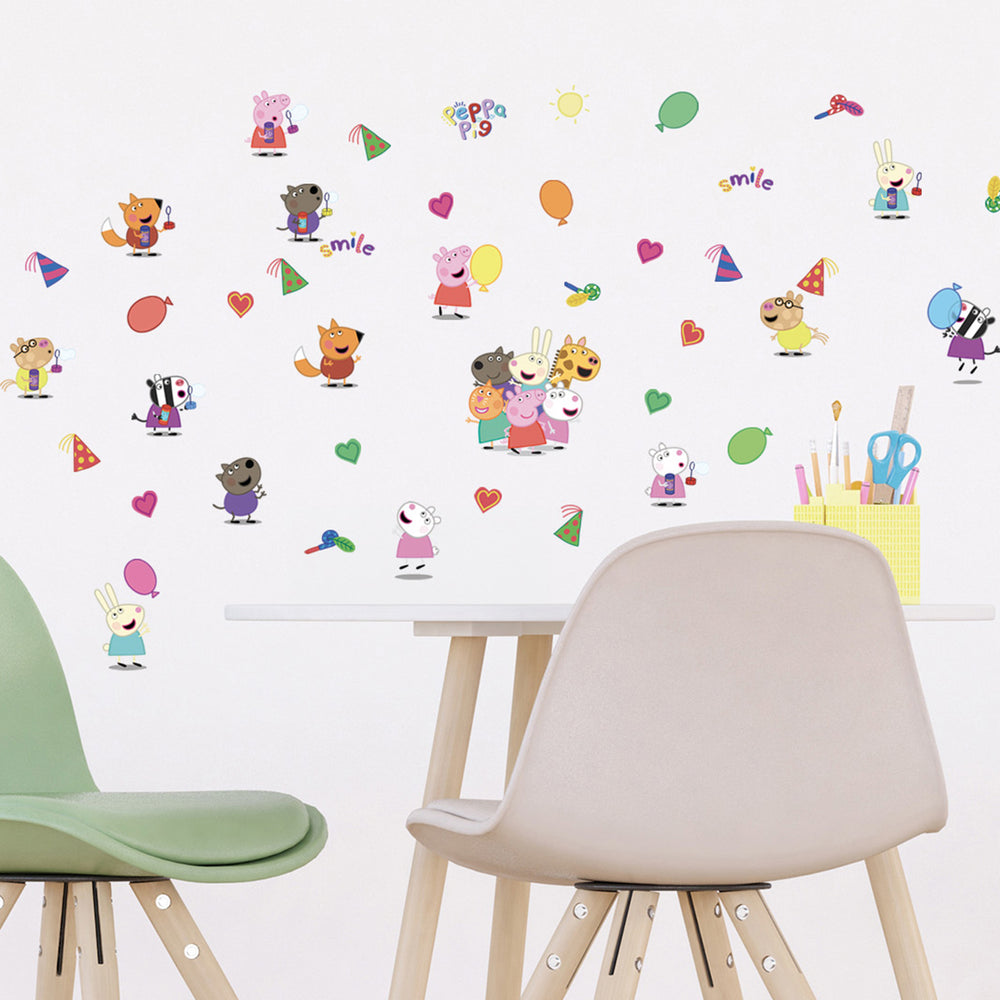 Дестки Стикер Дисни 30/30 см Прасето Пепа и приятели