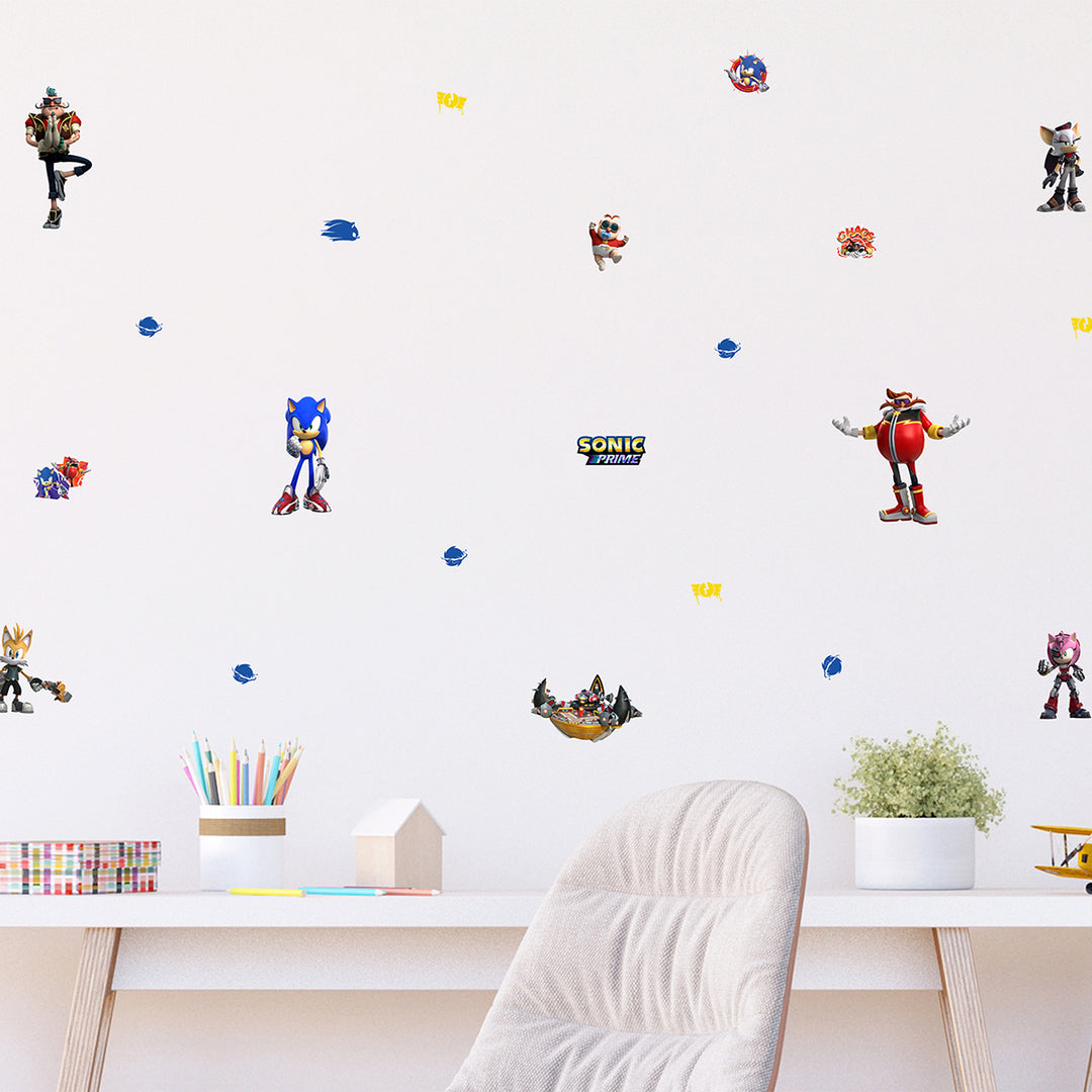 Дестки Стикер Дисни 30/30 см Соник и приятели