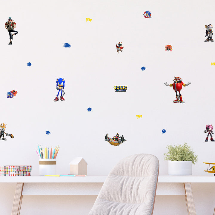 Дестки Стикер Дисни 30/30 см Соник и приятели