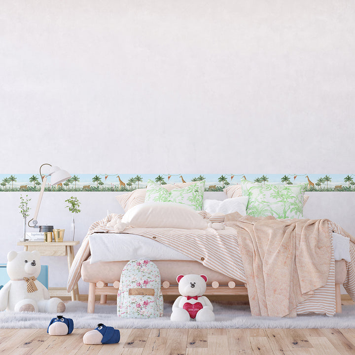 Детски Самозалепващ Фриз Дисни 97/500 см Джунгла слон