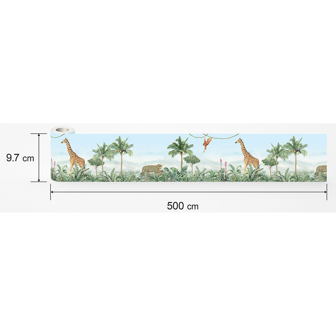 Детски Самозалепващ Фриз Дисни 97/500 см Джунгла слон