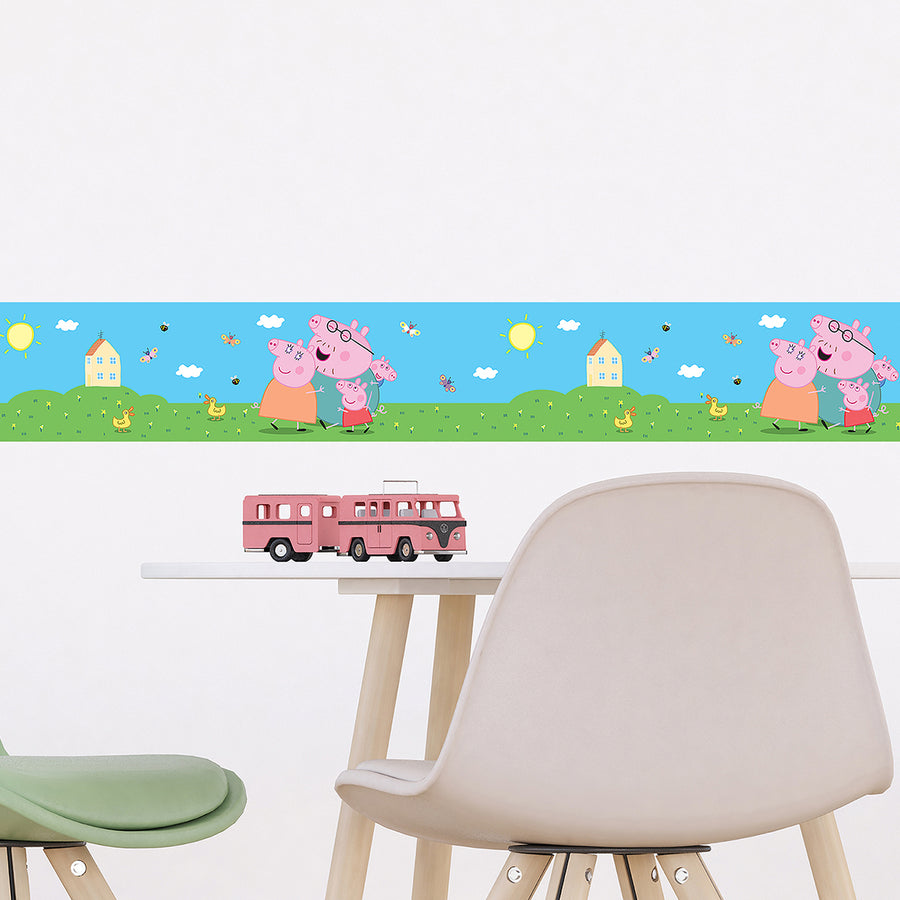 Детски Самозалепващ Фриз Дисни 97/500 см Прасето Пепа