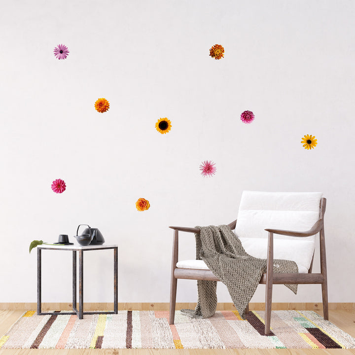 Стикер Цветя 30/30 см