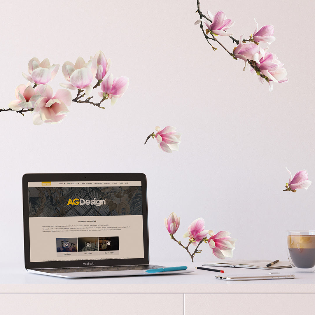 Стикер Магнолия 30/30 см