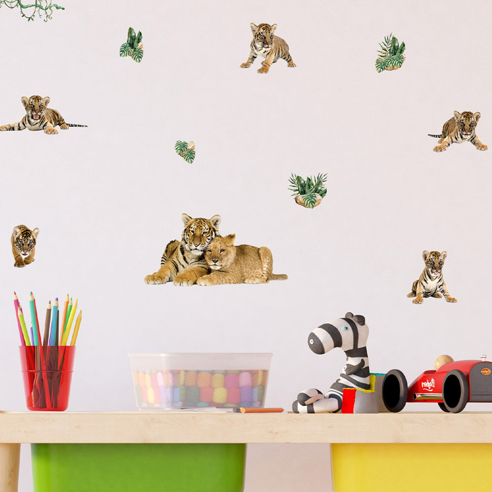 Стикер Тигри 30/30 см