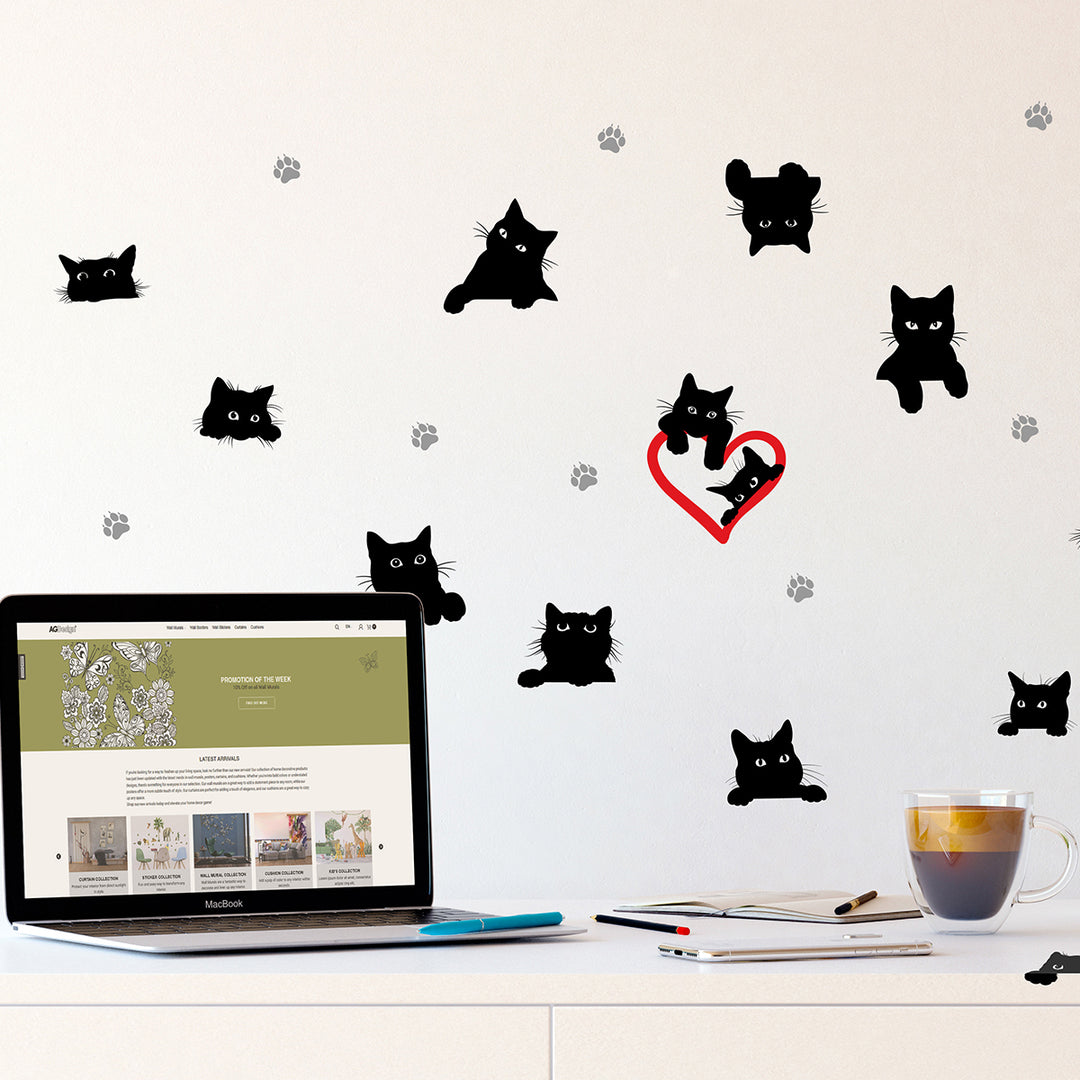 Стикер Котки 30/30 см