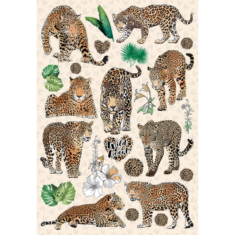 Стикер Леопард 42.5/65 см