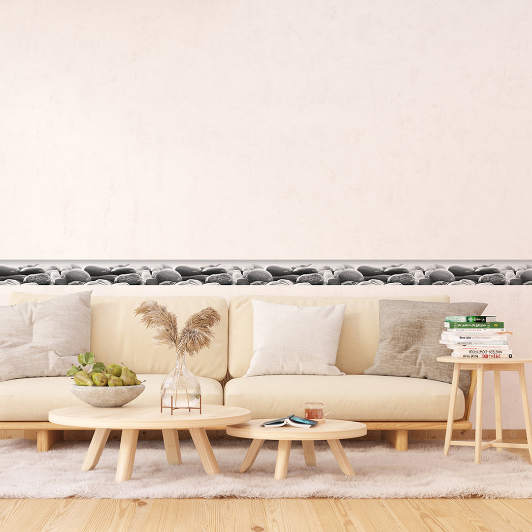 Самозалепващ фриз Речни камъни 138/500 см