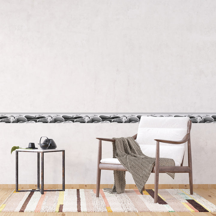 Самозалепващ фриз Речни камъни 138/500 см