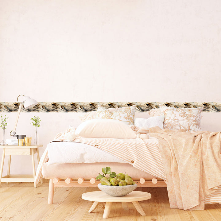 Самозалепващ фриз Бежов дим 138/500 см