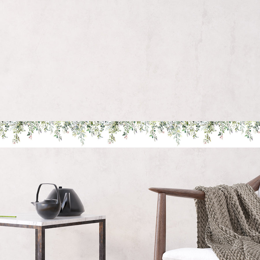Самозалепващ фриз Висящи листа 138/500 см