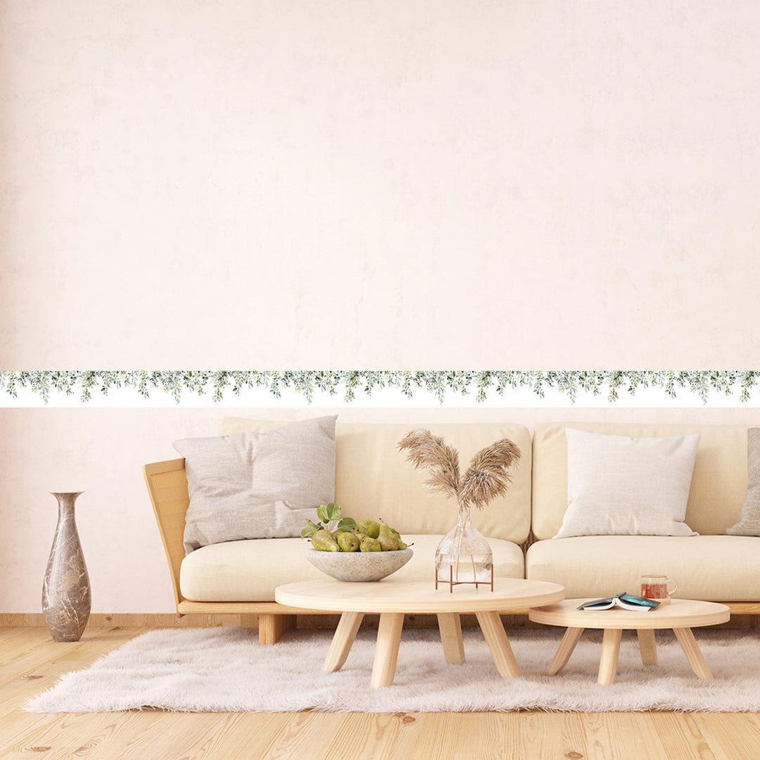 Самозалепващ фриз Висящи листа 138/500 см