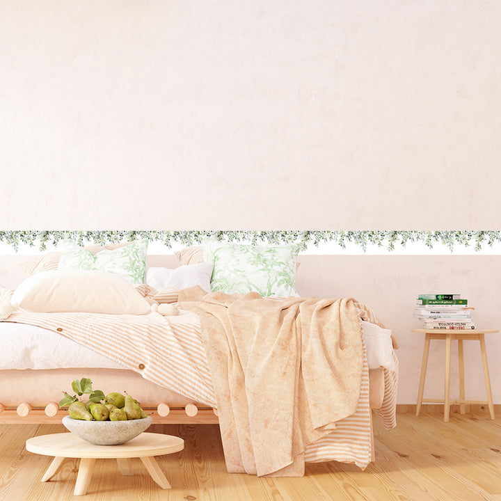 Самозалепващ фриз Висящи листа 138/500 см