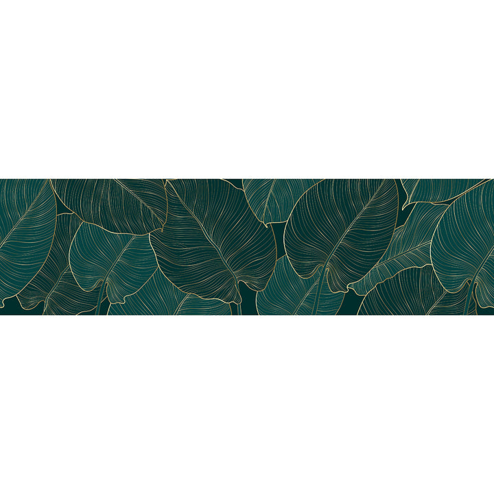Самозалепващ фриз Нощни листа 138/500 см