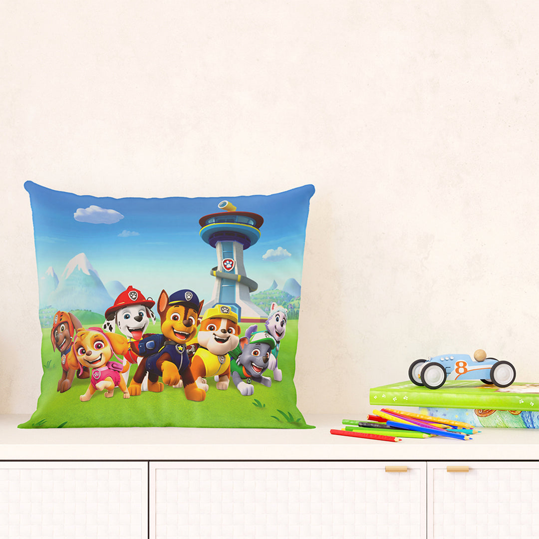 Възглавница Детска Пес Патрул командна кула 40/40 см