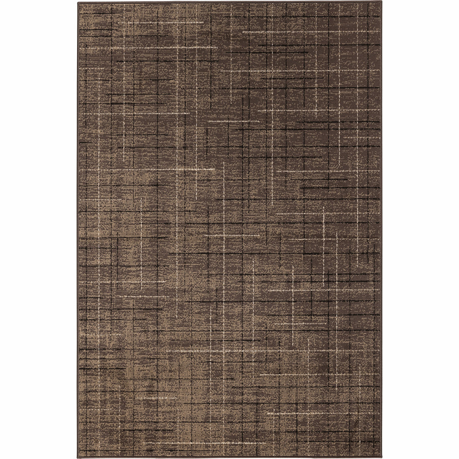 Бюджетен Килим Lanu Резки Кафяво Стандартен / 100х150 см