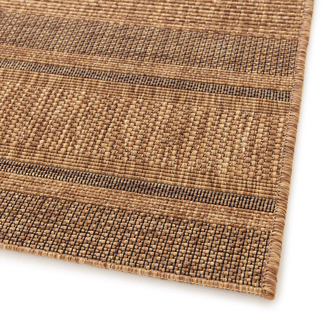 Плосък Килим Райе Кафяво вътре/вън Джак Стандартен / 120х170 см