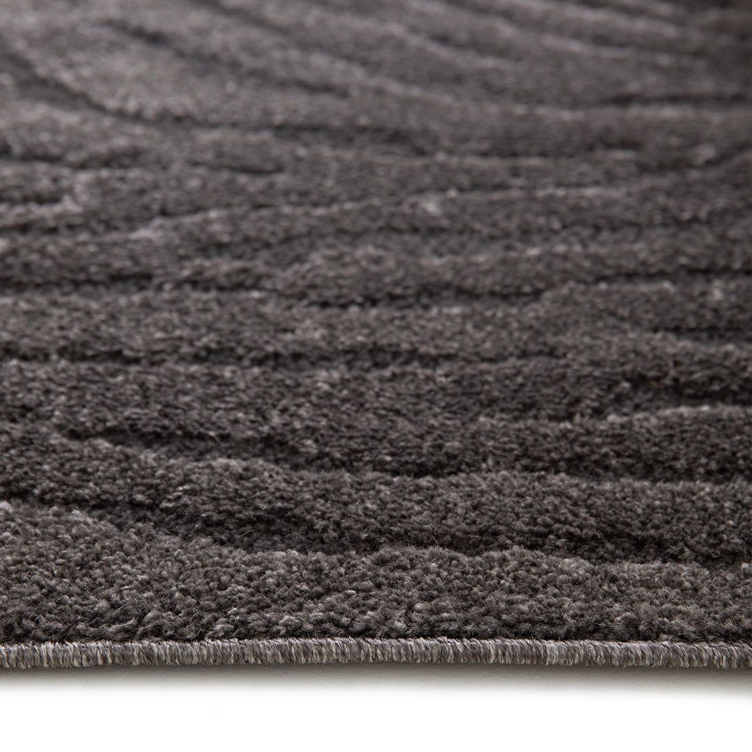 Релефен Килим Бразди Зелено Изола Стандартен / 120х170 см