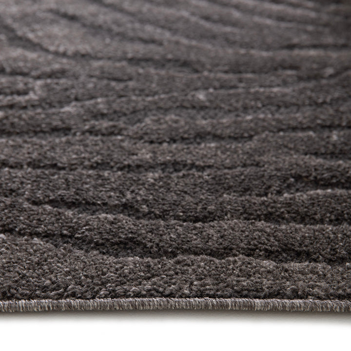 Релефен Килим Бразди Зелено Изола Стандартен / 120х170 см