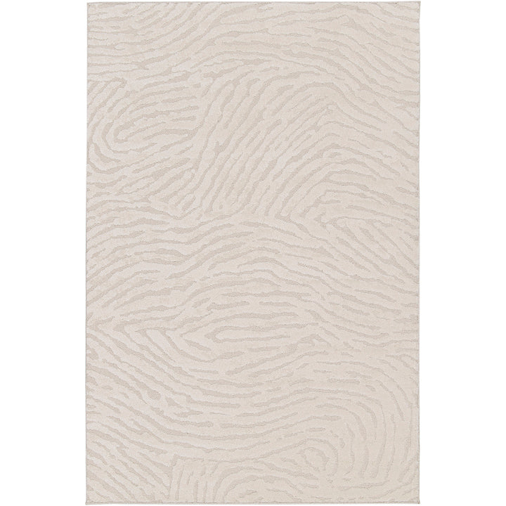 Релефен Килим Бразди Кремаво Изола Стандартен / 120х170 см