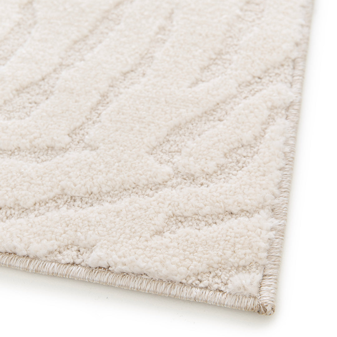 Релефен Килим Бразди Кремаво Изола Стандартен / 120х170 см