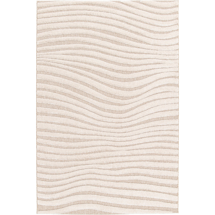 Релефен Килим Вълни Крем-бежово Дезърт Стандартен / 120х170 см