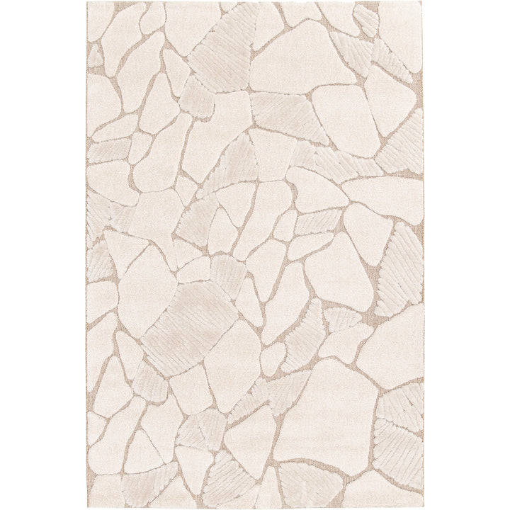 Релефен Килим Камъни Крем-бежово Дезърт Стандартен / 120х170 см
