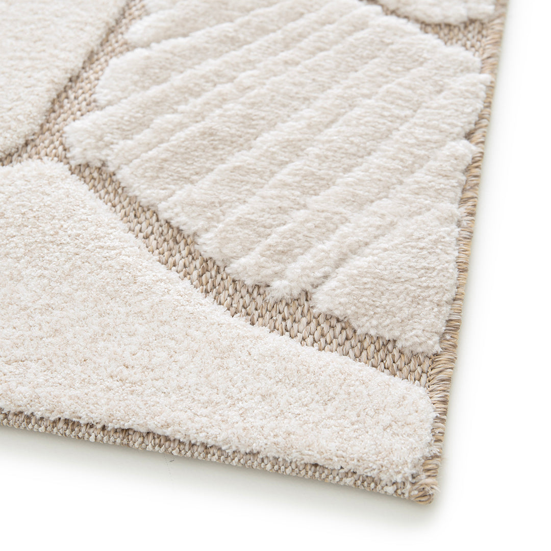 Релефен Килим Камъни Крем-бежово Дезърт Стандартен / 120х170 см