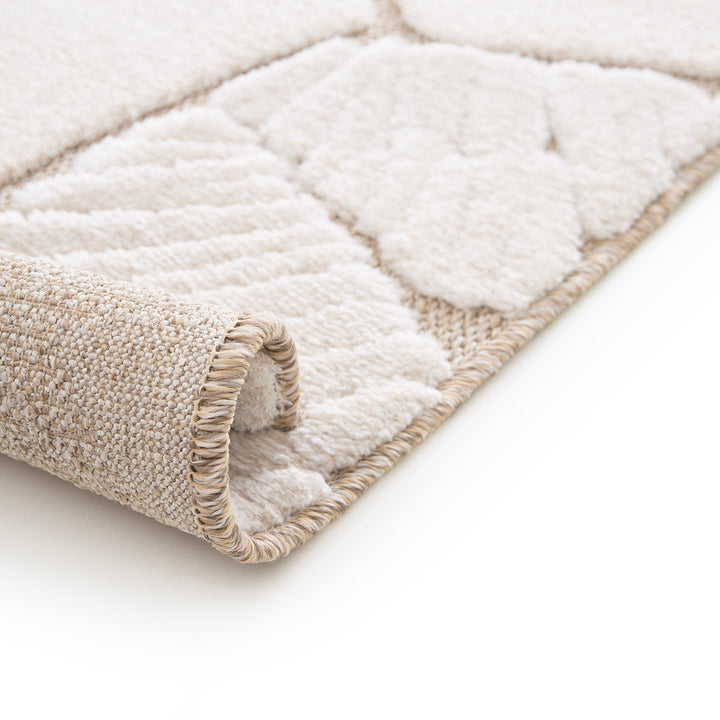 Релефен Килим Камъни Крем-бежово Дезърт Стандартен / 120х170 см