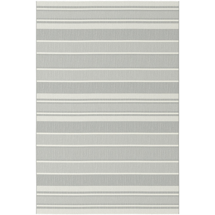 Плосък Килим Райе Сиво вътре/вън Есенца Стандартен / 120х170 см